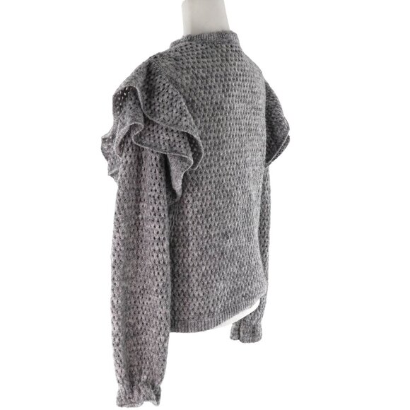Broadway 38 Wool Sweater Women's XS Gray Twee Boho Bohemian Feminine Night Out - Picture 7 of 10